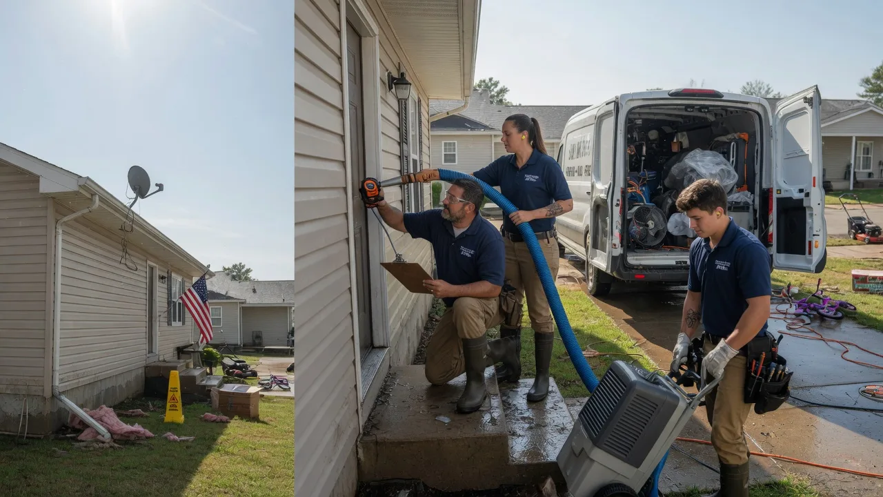 Ceiling Water Damage Restoration in Rice Lake, WI near me